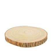 Déco rondin de bois en paulownia naturel d30cm