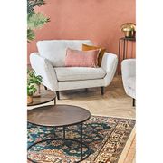 Fauteuil Axel - Tissu chenille - Raven Ivoire