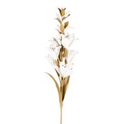 Fleur artificielle kaki et blanc h108cm - Fleur