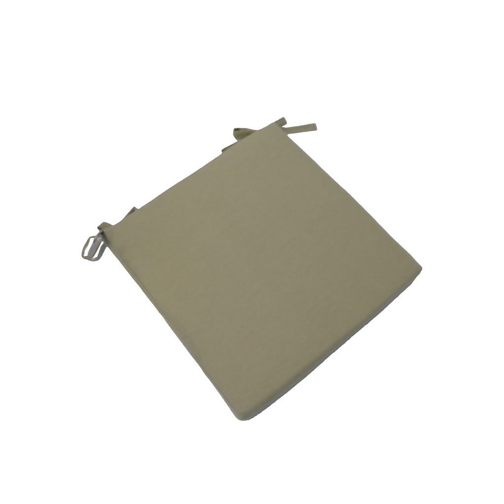 Galette de chaise extérieure en coton ficelle 40x40cm - Colors