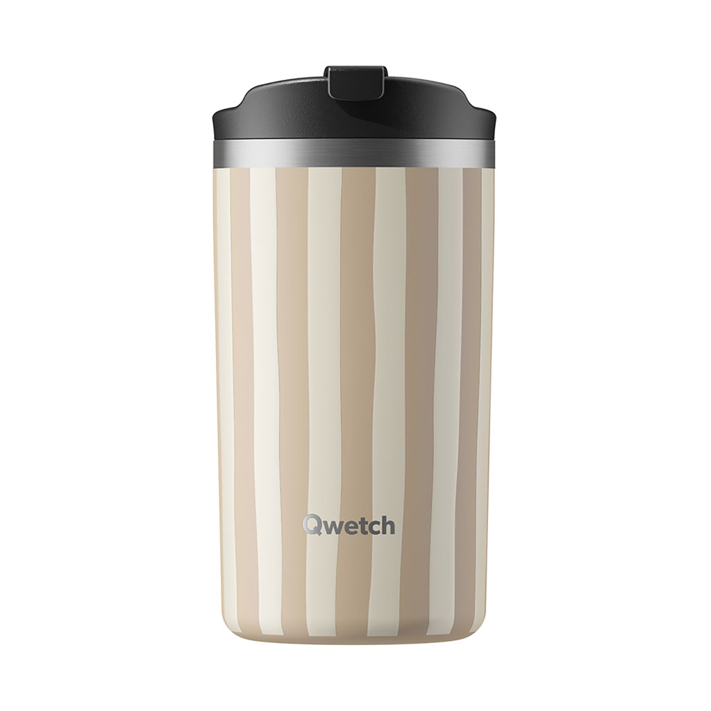 Gourde isotherme Travel mug en acier inoxydable lin 35cl - Allure 