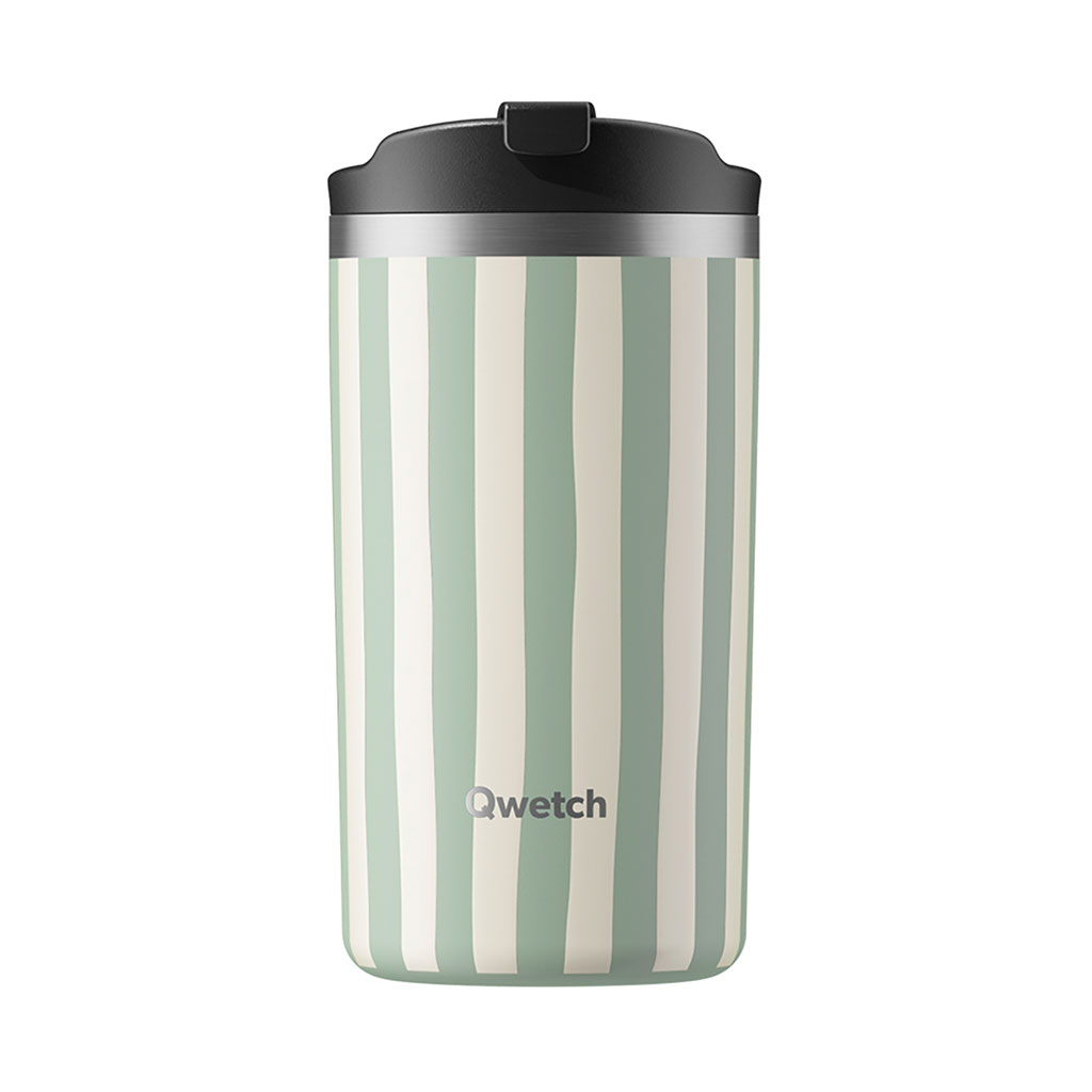 Gourde isotherme Travel mug en acier inoxydable vert tilleul 35cl - Allure