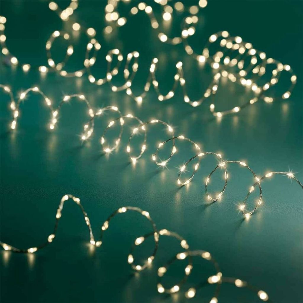 Guirlande lumineuse LED argenté L600cm