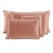 Housse de coussin en coton mocaccino 45x45cm - Manhattan