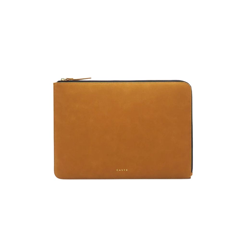 Housse d'ordinateur camel - Atelier