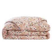 Housse de couette en gaze de coton imprimée pampa 240x220cm - Capucine