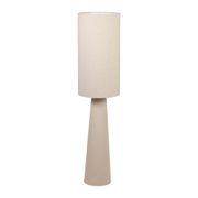 Lampadaire en coton et fer blanc cassé h130cm - Calypsa