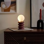 Lampe à piles en céramique terracotta h21cm