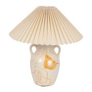 Lampe en céramique terracotta h40cm - Greeka