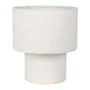 Lampe en polyester blanc h32cm - Organic