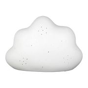 Lampe nuage en porcelaine blanc h17cm - Beezz