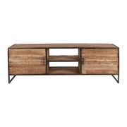 Meuble TV industriel en acacia et fer L175cm - Factory