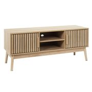 Meuble tv en bois naturel 117x48cm - kara