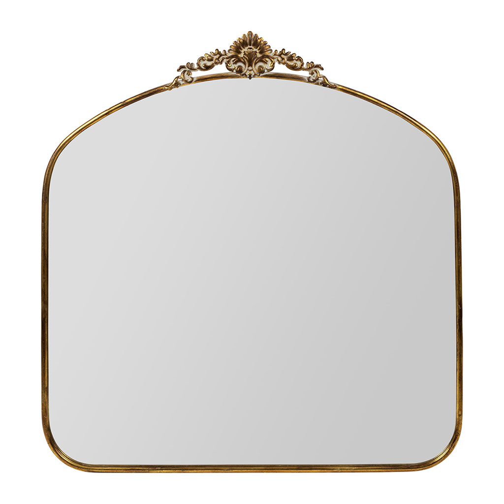 Miroir en fer doré - Charme