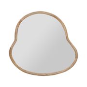 Miroir asymetrique en manguier 66x62cm - Hervea