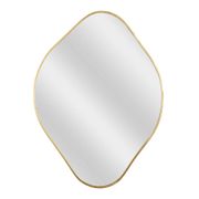 Miroir losange dore 44x60cm