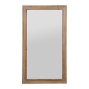 Miroir naturel foncé 60x106cm en bois de sapin - firmin