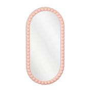 Miroir oval rose 50x25cm - Jax