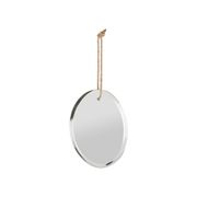 Miroir ovale 15x21cm en jute - padma