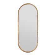 Miroir ovale en manguier 49x119.5cm - Hervea