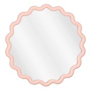 Miroir rond rose d50cm - Jude