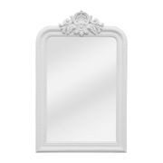Miroir venus blanc en bois de paulownia