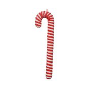 Ornement sucre d'orge rouge et blanc