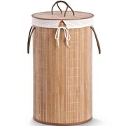 Panier à linge en bambou naturel