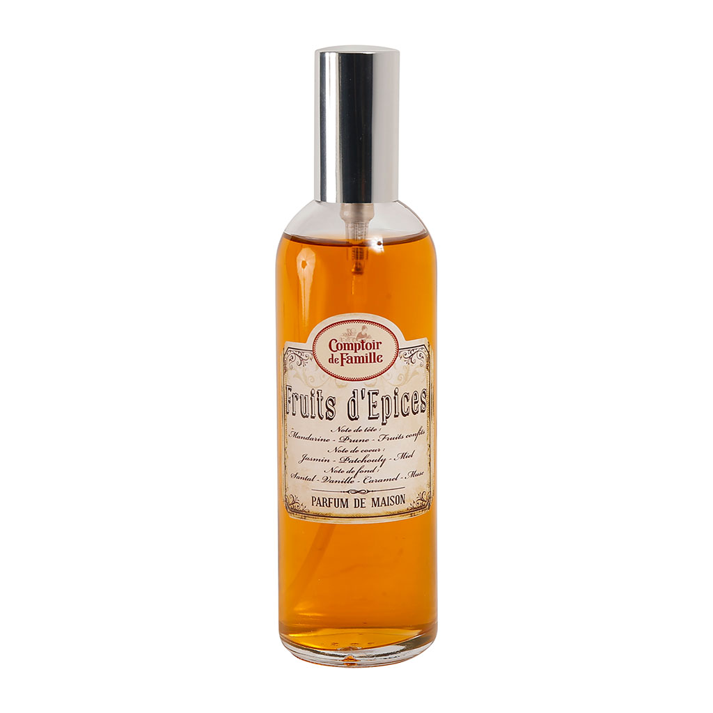 Parfum d'interieur senteur fruit d'epices