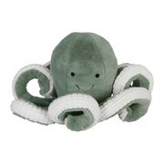 Peluche pieuvre en tissu vert - Eté A La Mer