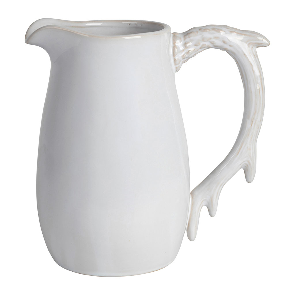 Pichet en grès blanc 1.5l - Foret