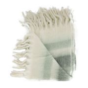 Plaid en acrylique gris 150x125cm