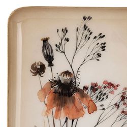 Plateau Fleur en résne époxy avec pgments #mrscolorberry Plateau Fleur en résne époxy avec pgments #mrscolorberry