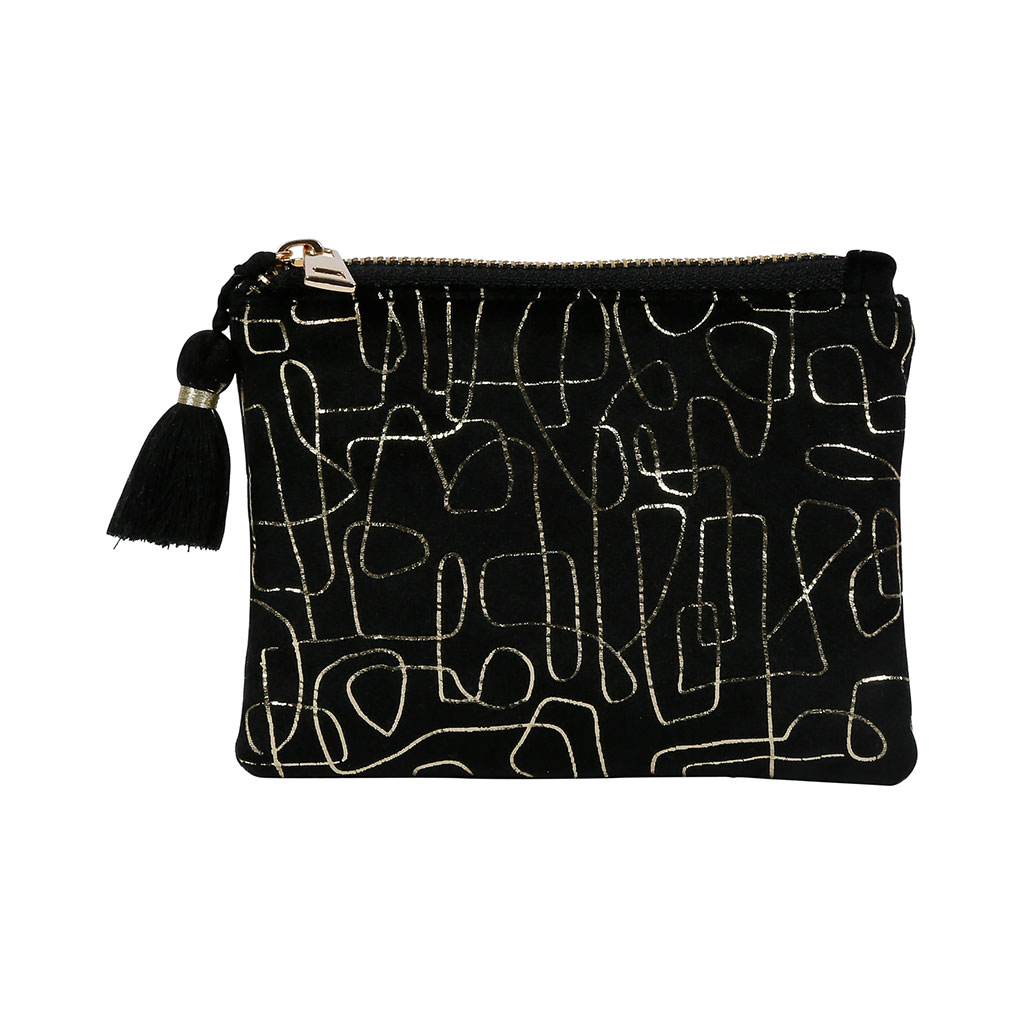 Pochette online velours noir