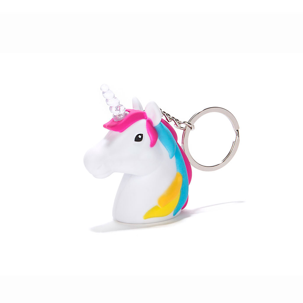 Porte-cles led licorne