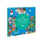 Poster & stickers 70x100cm - atlas