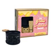 Raclette à la bougie pour 2 noir - Origami