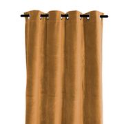 Rideau delhi tabac en velours 135x300cm