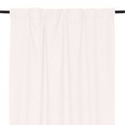 Rideau en lin et coton blanc avec ruflette 130x280cm - Figari