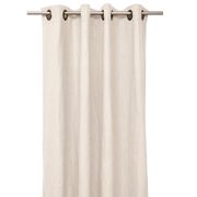 Rideaux en lin et coton naturel avec oeillets 130x280cm - Figari