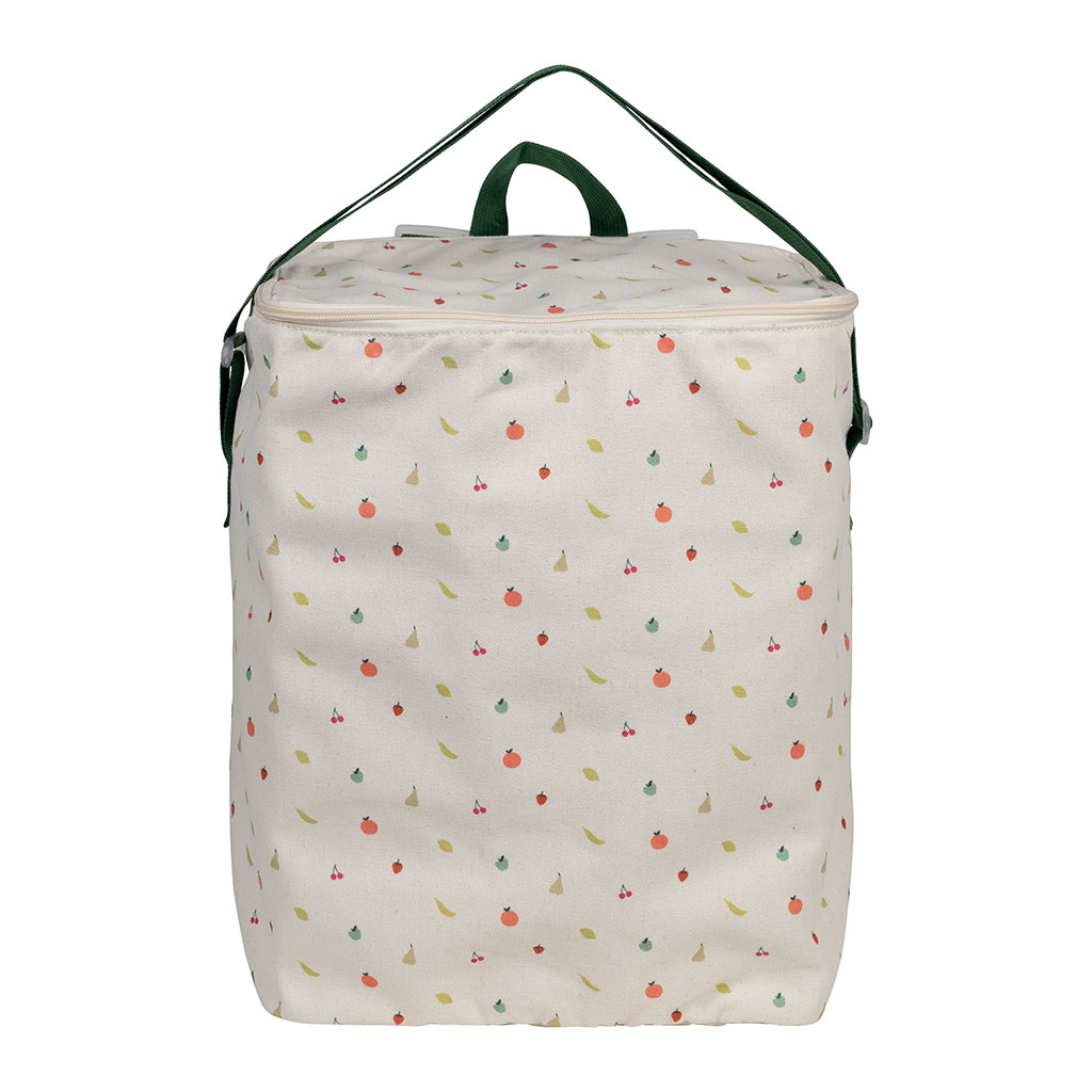 Sac isotherme en coton multicolore - Les fruits