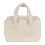 Sac isotherme en tissu bouclette écru - Funky