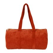 Sac weekend en velours côtelé terracotta - Manarola