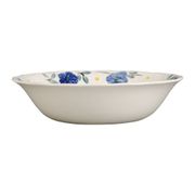 Saladier en faïence bleu d24cm - Blandine