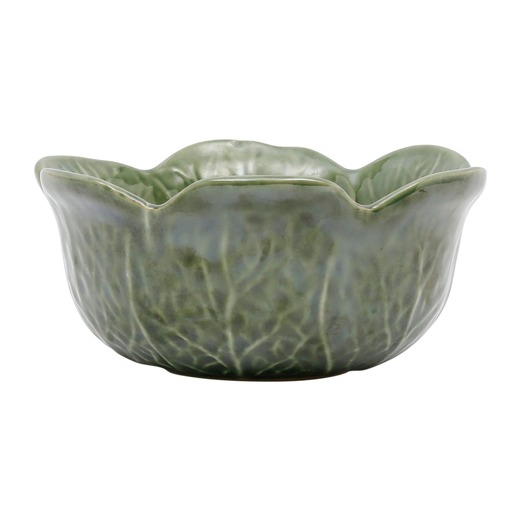 Saladier en grès vert d22cm - Chou