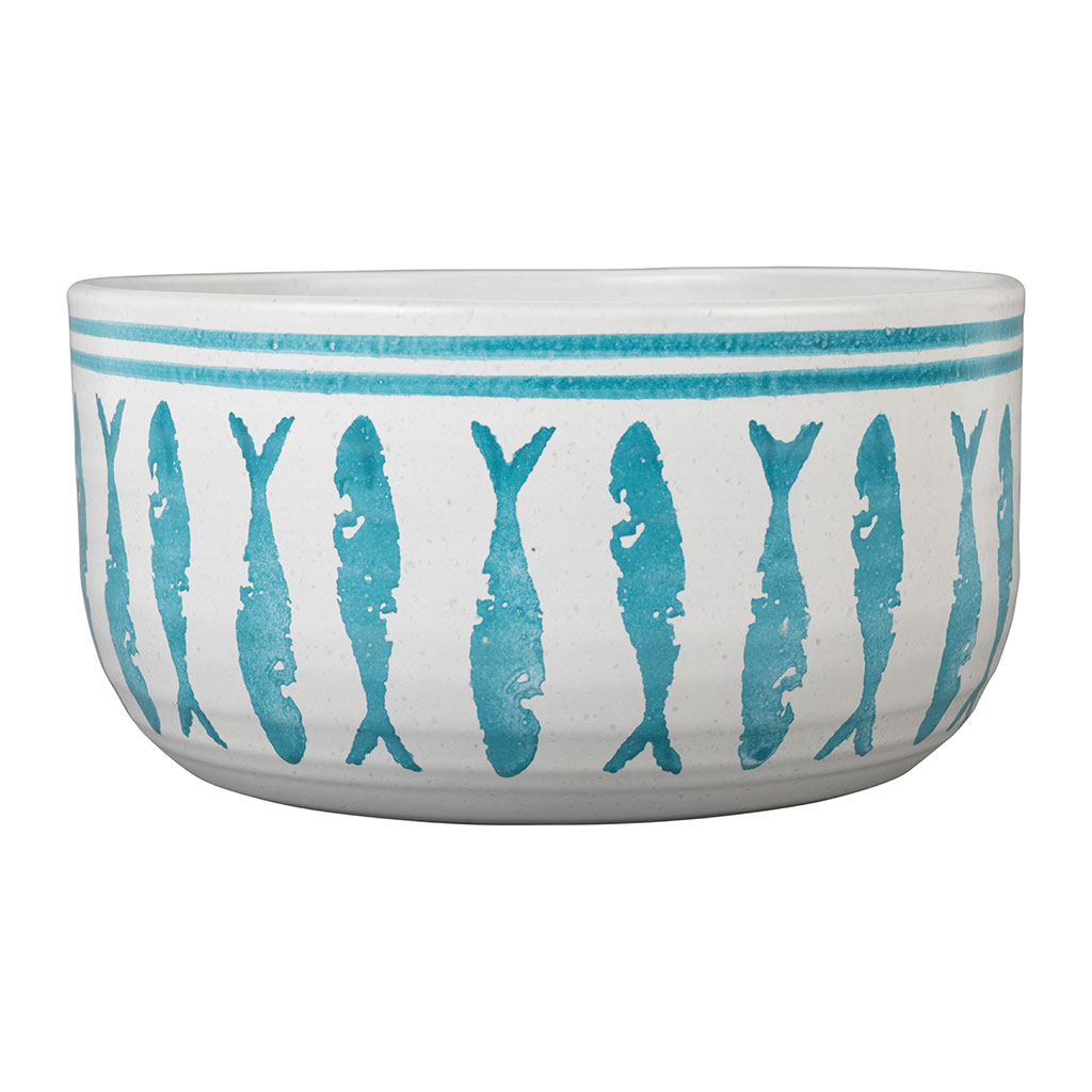 Saladier en terre cuite turquoise d21.5cm - corfou