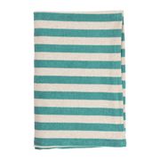 Serviette de bain en coton et polyester turquoise 90x180cm - Palma