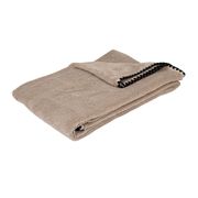 Serviette de toilette en coton couleur lin 30x50cm - Issey