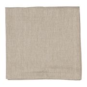 Serviettes de table x4 en coton beige 45x45cm - Carely