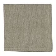 Serviettes de table x4 en coton kaki 45x45cm - Carely